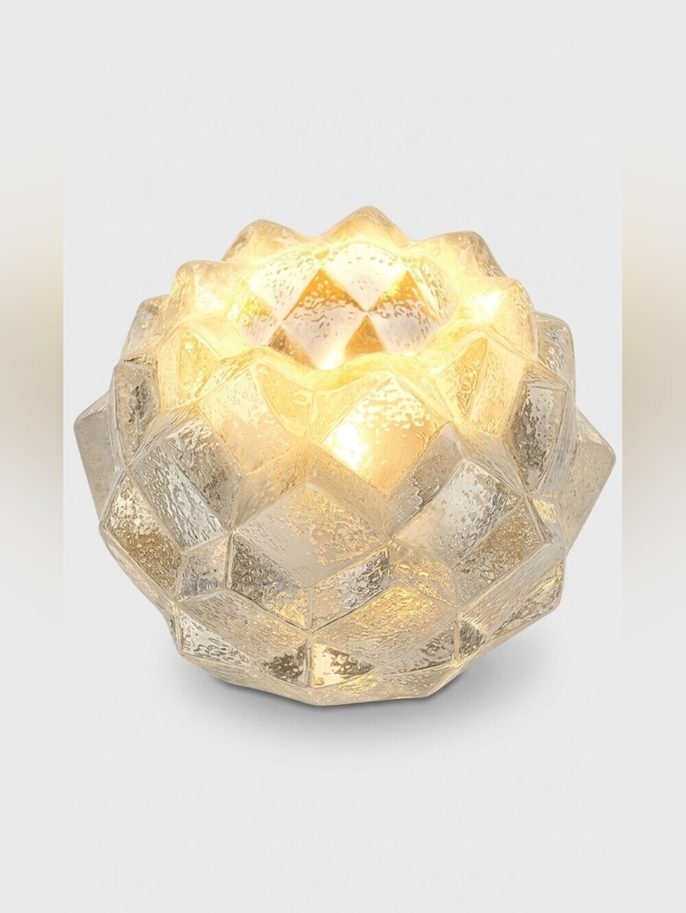 Glass Art Candle Holder